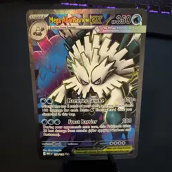 Pokemon Mega Abomasnow EX Me01: Mega Evolution 157/132 Ultra Rare Holo - Image 1