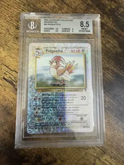 Pokemon BGS 8.5 Pidgeotto #34 Reverse Foil Legendary Collection 2002 English - Image 1