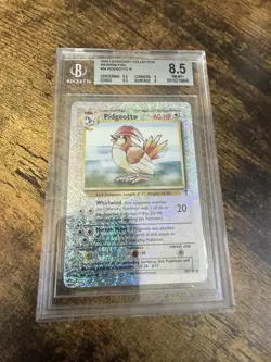 Pokemon BGS 8.5 Pidgeotto #34 Reverse Foil Legendary Collection 2002 English - Image 2