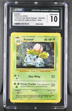 Ivysaur *CGC 10* Holo *Classic Collection* #2 * 2023 * Pokemon - Image 1