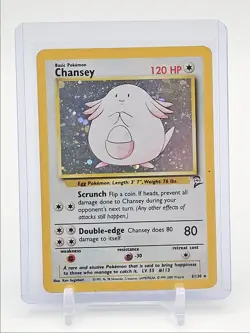 CHANSEY 2000 POKEMON BASE SET 2 RARE HOLO B 3/130 Q1048 - Image 1