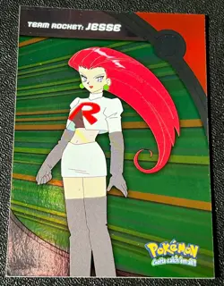 Jesse HV2 VLP Holo Team Rocket Heroes Villains Blue Logo Topps Pokemon Card! - Image 1