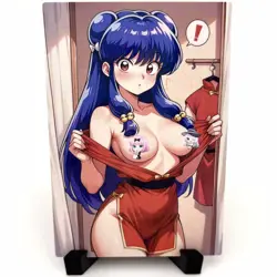 Ranma ½ Shampoo Sexy Anime Waifu Girl Doujin Lewd Goddess Story Holo Art Card - Image 1