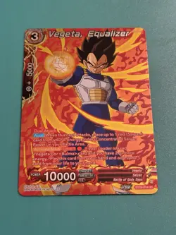 Vegeta, Equalizer BT24-014 UC Silver Foil Alt Art Dragon Ball Super CCG Card - Image 2