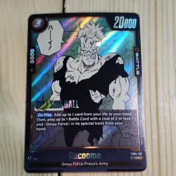 Dragon Ball Recoome FB01-132 Foil Battle Card 20000 HP 5000 Power - Image 1