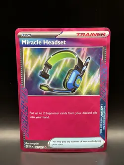 Miracle Headset 183/191 - Pokemon Surging Sparks Card - NM - Image 1