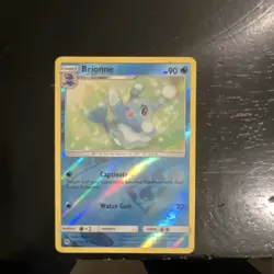 Pokemon Brionne 46/214 SM-Lost Thunder Reverse Holo Stage 1 90 HP Single Card - Image 1
