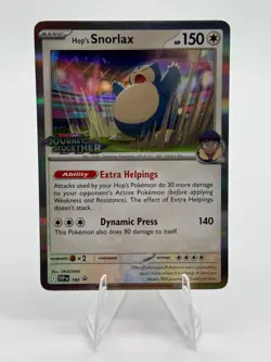 Hop's Snorlax - 184 (Prerelease) 184 Sv: Scarlet & Violet Promo Cards Holo - Image 1