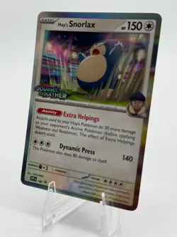 Hop's Snorlax - 184 (Prerelease) 184 Sv: Scarlet & Violet Promo Cards Holo - Image 2