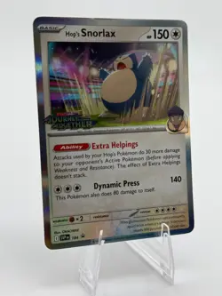 Hop's Snorlax - 184 (Prerelease) 184 Sv: Scarlet & Violet Promo Cards Holo - Image 3
