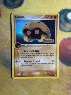Kabuto 51/108 Stamped Reverse Holo Ex Power Keepers Pokemon Card MP - Image 2