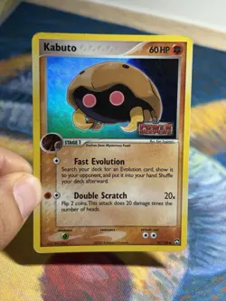 Kabuto 51/108 Stamped Reverse Holo Ex Power Keepers Pokemon Card MP - Image 3