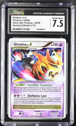 CGC 7.5 Giratina LV.X 2009 Black Star Promos DP38 Holo Pokemon Card - Image 1
