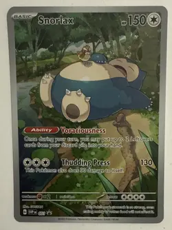 Pokemon TCG - Snorlax - 051 - SV: Scarlet & Violet Promo Cards Net Mint/Mint - Image 2