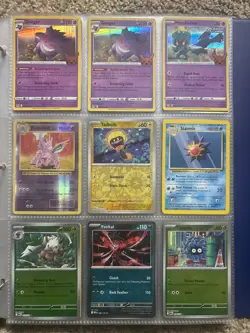 Pokemon Card Lot w/ Binder + Sleeved Cards – Holo Reverse Rare WOTC Modern - Image 5