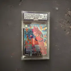 SSG Son Goku Miraculous Transformation SR Foil Dragon Ball Super Card AGS 9.5 - Image 1