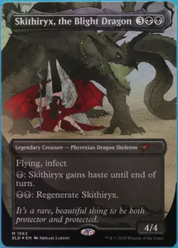 Skithiryx, the Blight Dragon (Secret Lair Promo) FOIL NM MAGIC CARD (514581) - Image 1