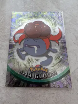 POKEMON CARD Foil/Holo GLOOM #44 Black Label 1999 Topps TV Animation Edition - Image 1