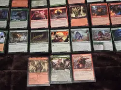 MTG Lot of 35 Creature Cards(WEREWOLVES/WOLVES)GREEN/BLACK/RED - Image 2