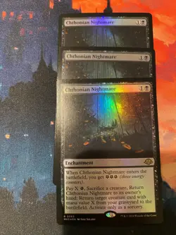 MTG Modern Horizons 3 Chthonian Nightmare Foil x 3 - Image 1