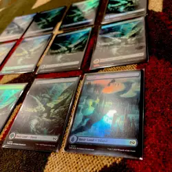 Forest (FOIL) x12- MTG Tarkir: Dragonstorm TDM #276 all Foil Lot - Image 4