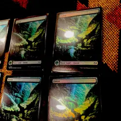 Forest (FOIL) x12- MTG Tarkir: Dragonstorm TDM #276 all Foil Lot - Image 5