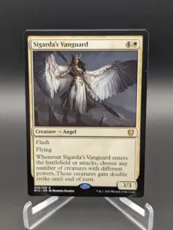 Sigarda's Vanguard Commander: Innistrad: Midnight Hunt Regular - Image 1
