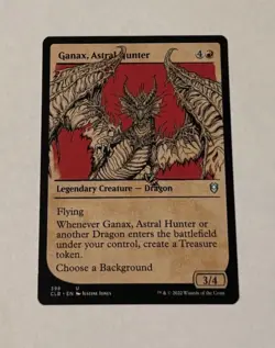 MTG Ganax, Astral Hunter SHOWCASE CLB: Battle For Baldur’s Gate NM - Image 1