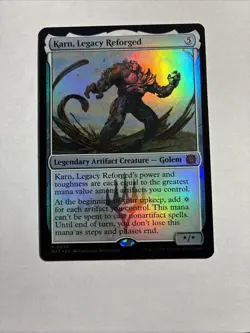 Karn, Legacy Reforged - March of the Machine Foil MTG Plus Bonus Rare!!! - Image 1