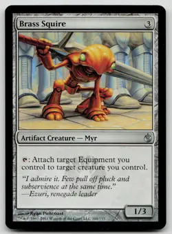 Brass Squire U Mirrodin Besieged 101 NM - Image 1