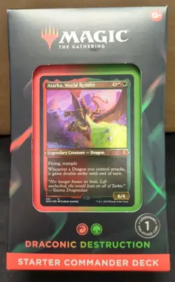 Starter Commander Deck - Draconic Destruction MTG Brand New Sealed - Image 1