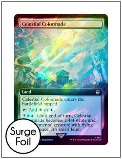 1x Celestial Colonnade, Surge Foil Extended 1074, Magic MTG NM - Image 1