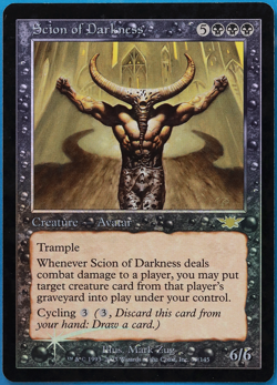 Scion of Darkness FOIL Legions PLD Black Rare MAGIC CARD (ID# 501261) ABUGames - Image 1