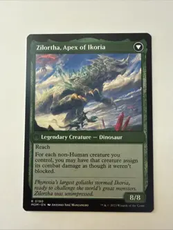 x1 Invasion of Ikoria // Zilortha, Apex of Ikoria MOM MTG 190 RARE M/NM 1x - Image 2