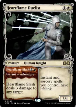MTG Heartflame Duelist (Showcase) Wilds of Eldraine NM R Magic - Image 1