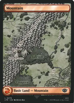 MTG Mountain (0278) Normal NM Universes Beyond: The Lord of the Rings: Tales of - Image 1