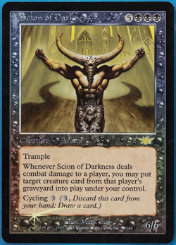 Scion of Darkness FOIL Legions PLD Black Rare MAGIC CARD (ID# 501260) ABUGames - Image 1