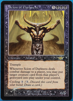 Scion of Darkness FOIL Legions PLD Black Rare MAGIC CARD (ID# 501259) ABUGames - Image 1