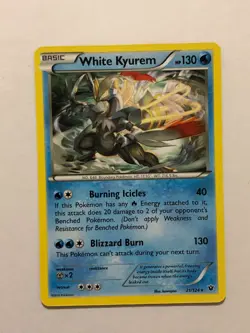 Pokemon Card Fates Collide Non Holo White Kyurem 24/124 Near Mint - Image 1