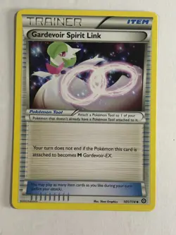 Pokemon TCG Steam Siege Gardevoir Spirit Link 101/114 Near Mint - Image 1