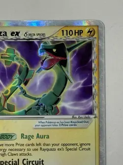 Pokemon TCG Rayquaza ex (Delta Species) 97/101 Dragon Frontiers Holo Silver Bord - Image 3