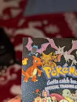 Pokemon Topps Series 1 Checklist Silver Foil 2nd Print Black Logo NM/NM+ - Image 3