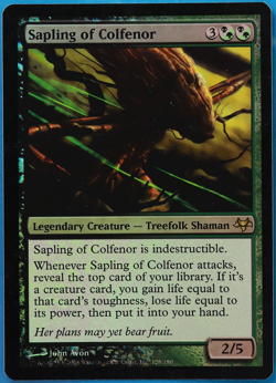 Sapling of Colfenor FOIL Eventide PLD Black Green Rare CARD (501256) ABUGames - Image 1