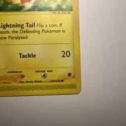 Pokemon TCG Pikachu 124/165 Expedition Base Set Regular-NM - Image 4