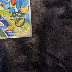 First Partner Illustration Squirtle Promo Full Art Holo 037 Pokemon TCG NM/M - Image 4