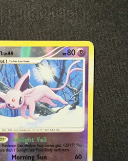 Espeon 18/100 Reverse Holo Rare 2008 Diamond & Pearl Majestic Dawn Pokemon TCG - Image 4