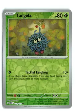 Tangela 114/165 151 Reverse Holo Pokemon TCG NM-LP - Image 1