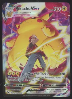 2022 Pokemon SWSH Lost Origin #TG17 FA Pikachu VMAX - Image 1