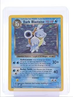 DARK BLASTOISE 2002 POKEMON LEGENDARY COLLECTION HOLO RARE 4/110 Q1048 - Image 1