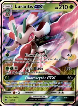 Lurantis GX 15/149 Holo - Pokemon SM Base Set - NM - Image 1